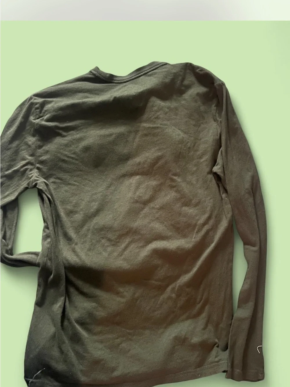 Polo by Ralph Lauren olive green Long-Sleeve POLO Graphic Tee